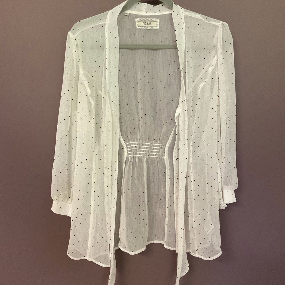 GUESS sheer wraparound